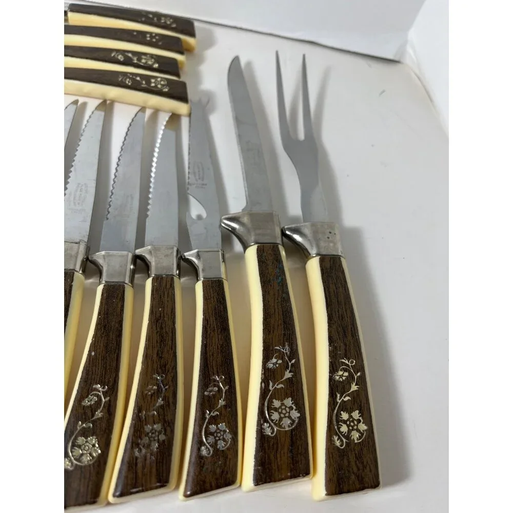 Vintage 1960’s Lifetime Cutlery Regent Sheffield England 18 Pcs Stainless Steel